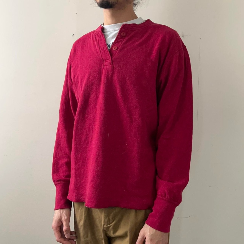 Vintage Red Thick L.L. Bean shirt